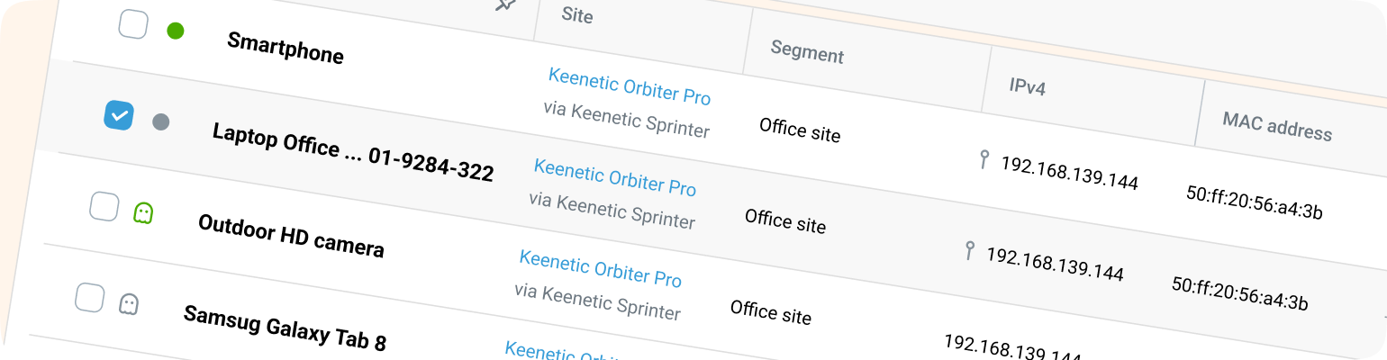 Manage connected client devices remotely